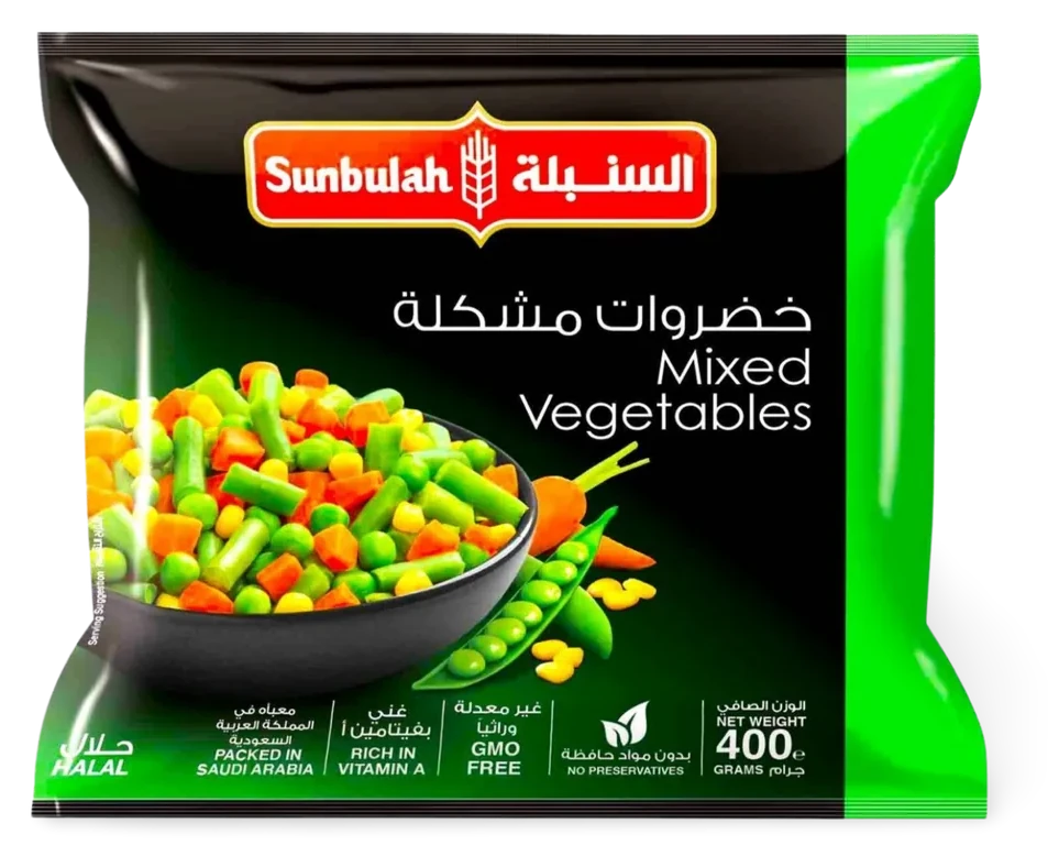 Frozen mixed vegetables