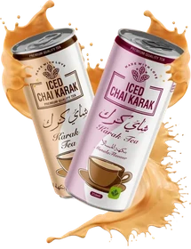 Iced chai karak cans